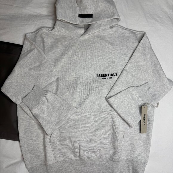 Fear Of God Essential Hoodies - Light Oat - Picture 2 of 5